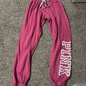 Pink sweatpants